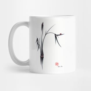 "Gentle Soul" Chinese japanese ink brush pen painting Mug